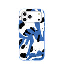Electric Blue Cat Cow iPhone 17 Pro Max Case