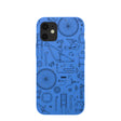 Electric Blue Changing Gears iPhone 12 Mini Case