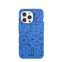 Electric Blue Changing Gears iPhone 14 Pro Case