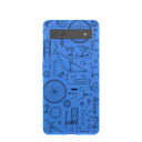 Electric Blue Changing Gears Google Pixel 6a Case