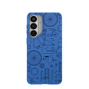 Electric Blue Changing Gears Samsung Galaxy S26+(Plus) Case