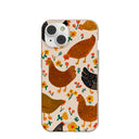 Seashell Chicken Garden iPhone 14 Case