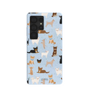 Powder Blue Chihuahua Charms Samsung Galaxy S25 Ultra Case