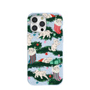Powder Blue Christmas Kittens iPhone 15 Pro Max Case