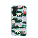 Powder Blue Christmas Kittens Samsung Galaxy S25+(Plus) Case