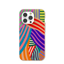 Seashell Clownish Stripes iPhone 14 Pro Case