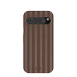 Chocolate Brown Cocoa Stripes Google Pixel 9 Pro XL Case
