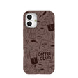 Chocolate Brown Coffee Club iPhone 16 Plus Case