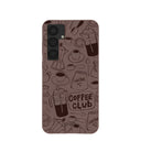 Chocolate Brown Coffee Club Samsung Galaxy S25+(Plus) Case