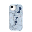Powder Blue Contour Lines iPhone 16e/17e Case