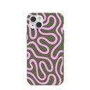 Forest Floor Cotton Curls iPhone 14 Plus Case