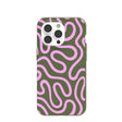 Forest Floor Cotton Curls iPhone 14 Pro Case