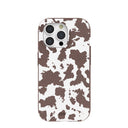 Chocolate Brown Cow Couture iPhone 15 Pro Case