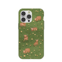 Forest Floor Cozy Cows iPhone 14 Pro Max Case