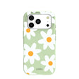 Sage Green Daisy iPhone 17 Pro Case