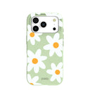 Sage Green Daisy iPhone 17 Pro Case