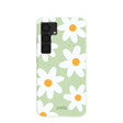 Sage Green Daisy Samsung Galaxy S25 Case