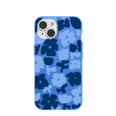 Electric Blue Daydream Blooms iPhone 14 Case