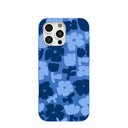 Electric Blue Daydream Blooms iPhone 16 Pro Max Case