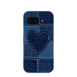 Powder Blue Denim Heart Google Pixel 9a Case