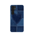 Powder Blue Denim Heart Samsung Galaxy S25+(Plus) Case