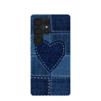 Powder Blue Denim Heart Samsung Galaxy S25 Ultra Case