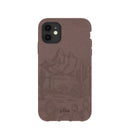 Chocolate Brown Desert Run iPhone 11 Case