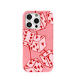 Bubblegum Pink Dicey Cherries iPhone 16 Pro Case