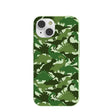 Sage Green Dino Camo iPhone 14 Case