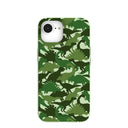 Sage Green Dino Camo iPhone 16e/17e Case