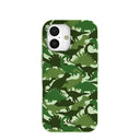 Sage Green Dino Camo iPhone 17 Case