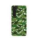 Sage Green Dino Camo Samsung Galaxy S25+(Plus) Case