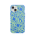 Electric Blue Dizzy Dreams iPhone 14 Case