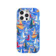Electric Blue Dockside Dreams iPhone 15 Pro Case
