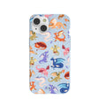 Powder Blue Dragon Cuties iPhone 14 Case
