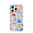Powder Blue Dragon Cuties iPhone 16 Pro Case