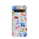Powder Blue Dragon Cuties Google Pixel 8 Pro Case