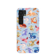 Powder Blue Dragon Cuties Samsung Galaxy S25 Case