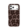 Chocolate Brown Earthy Blooms iPhone 17 Pro Max Case