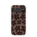 Chocolate Brown Earthy Blooms Google Pixel 9/9 Pro Case