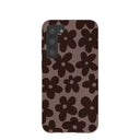 Chocolate Brown Earthy Blooms Samsung Galaxy S23+(Plus) Case