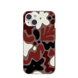 Chocolate Brown Earthy Curves iPhone 14 Case