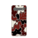 Chocolate Brown Earthy Curves Google Pixel 6a Case