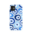 Powder Blue Evil Eye iPhone 12 Mini Case