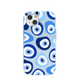 Powder Blue Evil Eye iPhone 15 Case