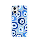 Powder Blue Evil Eye iPhone 16 Plus Case