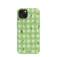 Sage Green Fall Gingham iPhone 13 Case