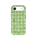 Sage Green Fall Gingham iPhone Air Case