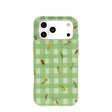 Sage Green Fall Gingham iPhone 17 Pro Max Case