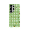 Sage Green Fall Gingham Samsung Galaxy S26 Ultra Case